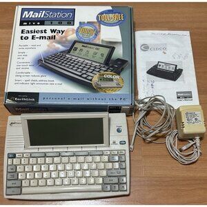 Vintage 2001 Ivory MailStation Mivo 100 Personal Email Portable System DET1
